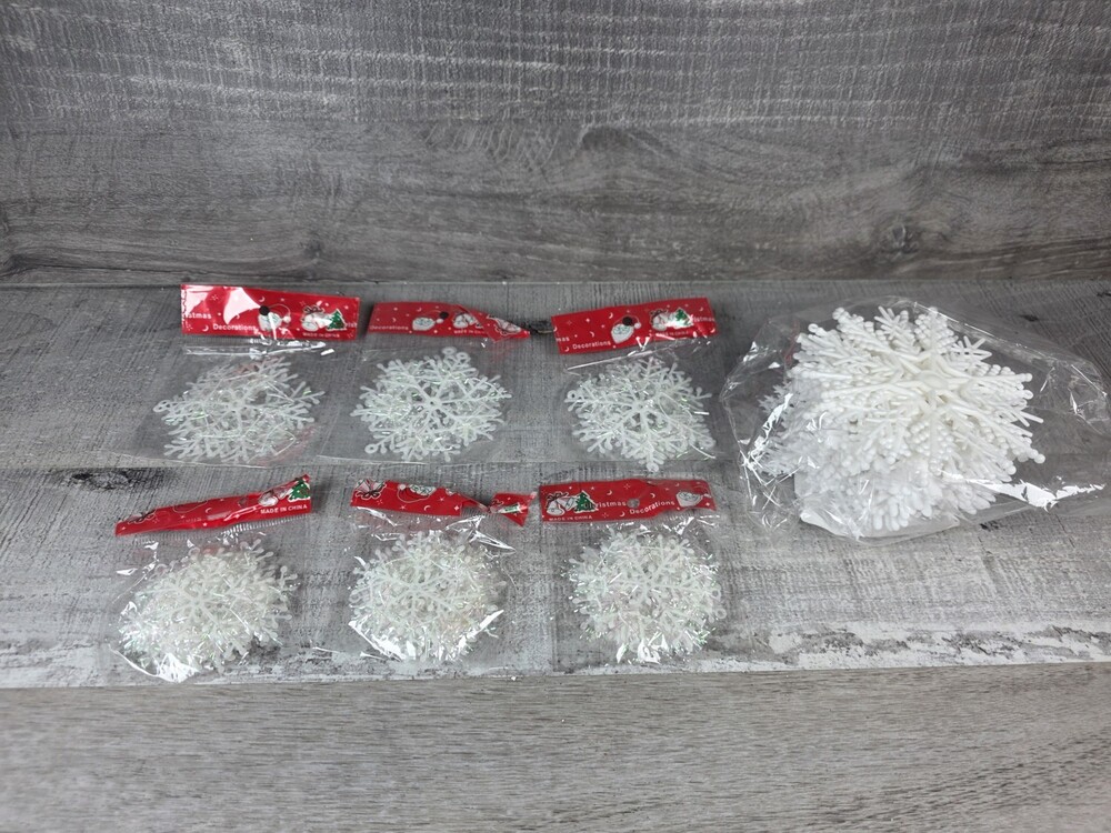 Craft Snow Flakes For Garland Crafts Ornaments Christmas g40